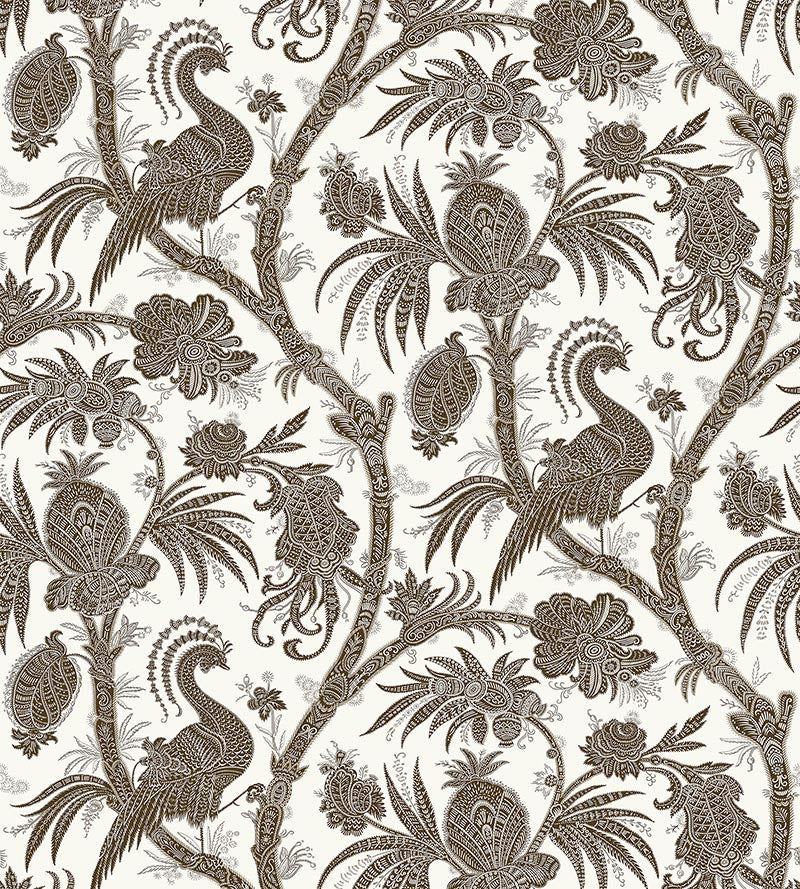 Scalamandre Balinese Peacock Java Wallpaper SCWP883550007