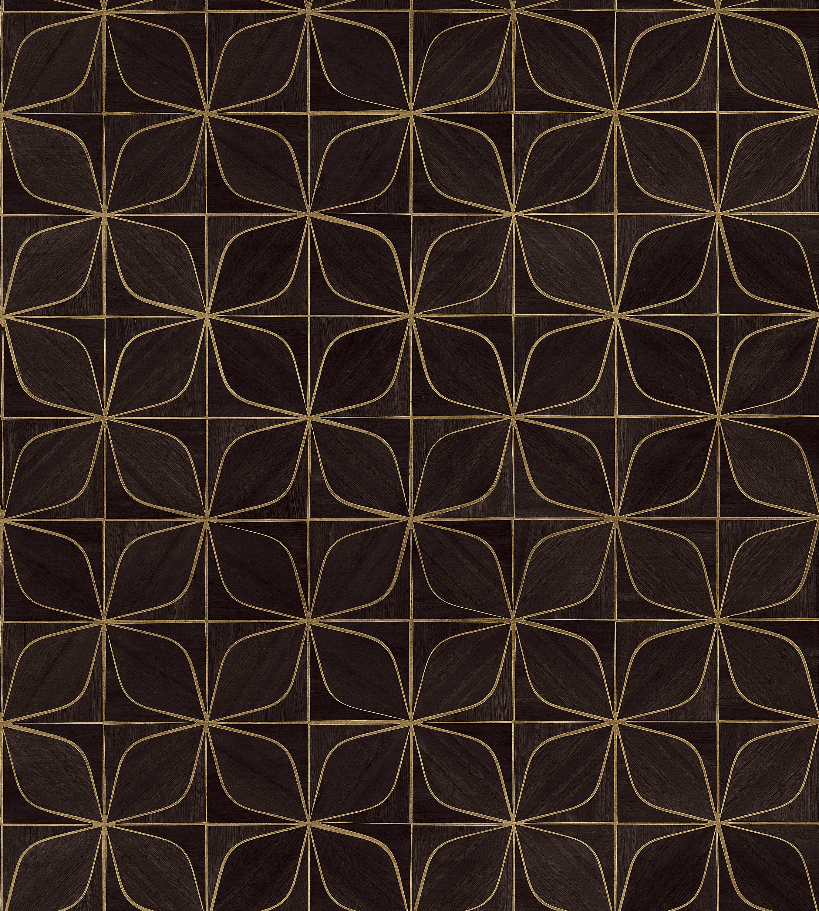 Scalamandre Melody Dark Walnut Wallcovering Sample SCWP885520007