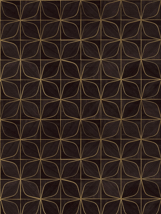 Scalamandre Melody Dark Walnut Wallpaper Sample SCWP885520007