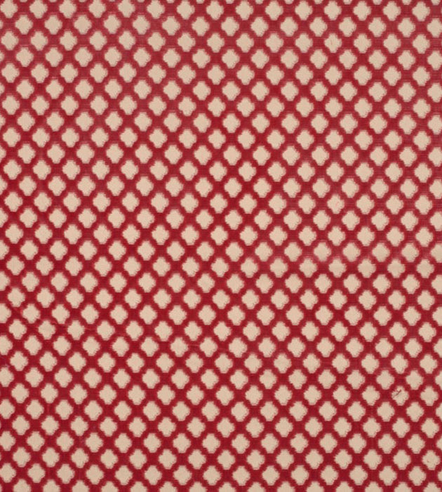 Scalamandre Pomfret - Silk Coral On Beige Fabric Sample SC266920008