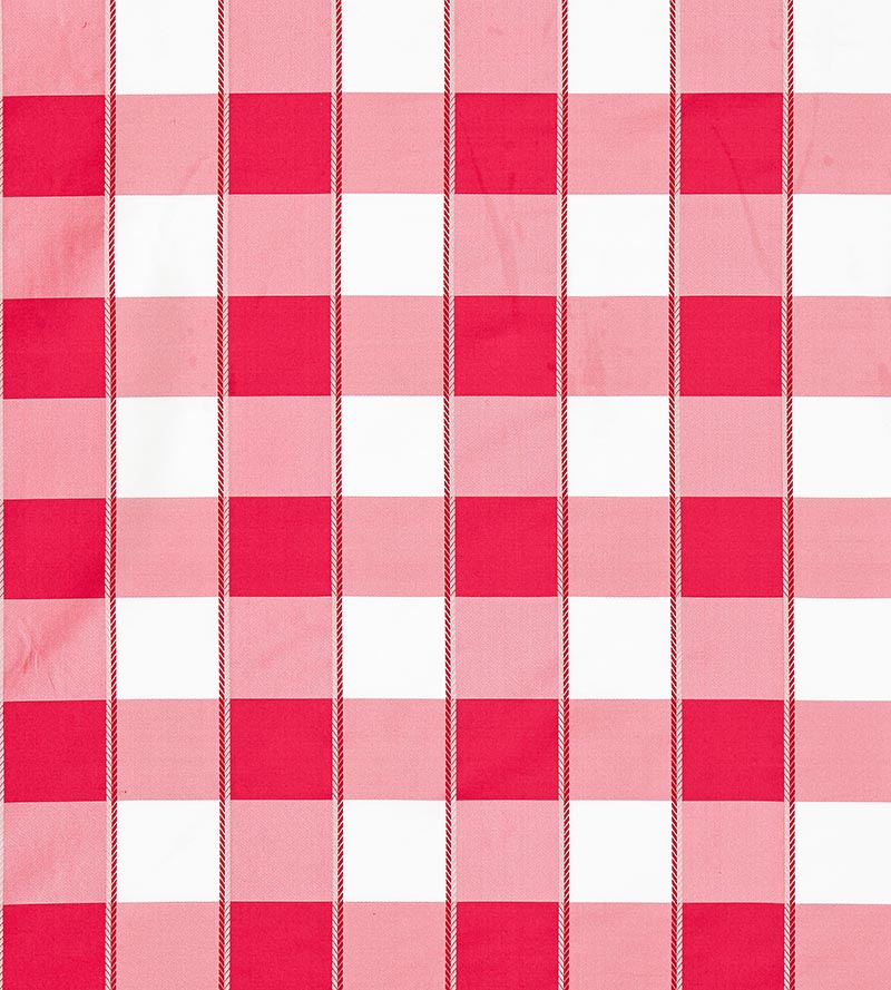 Scalamandre Chelsea Check Cerise Fabric Sample SC270240008