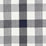 Scalamandre Westport Linen Plaid Navy Fabric Sample SC271350008