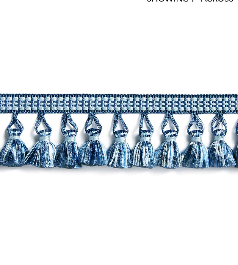 Scalamandre Plaza Tassel Fringe Blue Jay Trim SCFT15050008