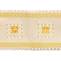 Scalamandre Sienese Braid Cream & Gold Trim SCV713M0008