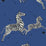 Scalamandre Zebras - Vinyl Denim Wallpaper SCWP81388MV0008