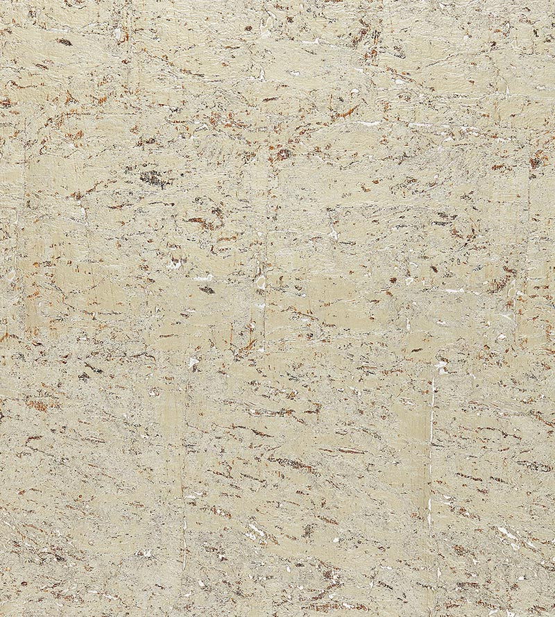 Scalamandre Metal Cork Alabaster Wallpaper Sample SCWP883360008