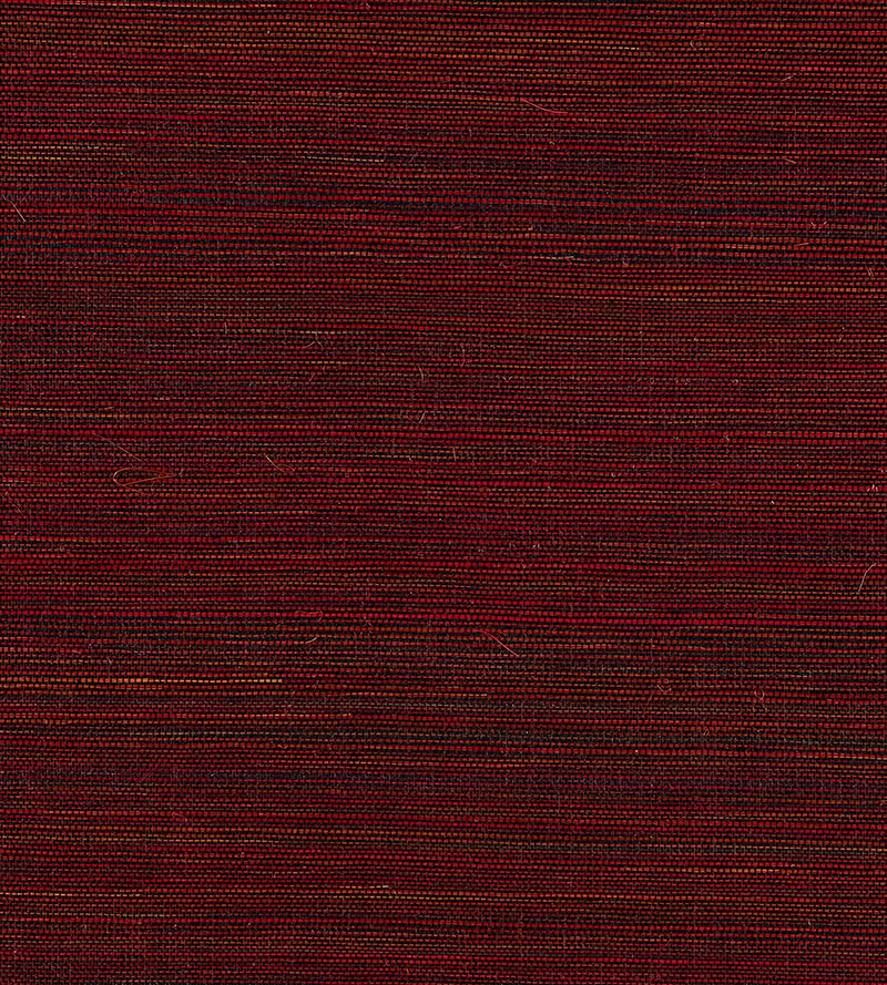 Scalamandre Shantung Grasscloth Cerise Wallpaper SCWP883470008