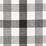 Scalamandre Westport Linen Plaid Noir Fabric Sample SC271350009