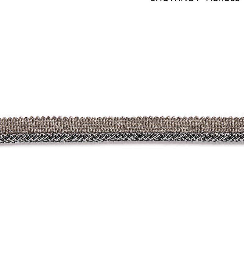 Scalamandre Georgica Braided Cord Charcoal Trim SCC3030009