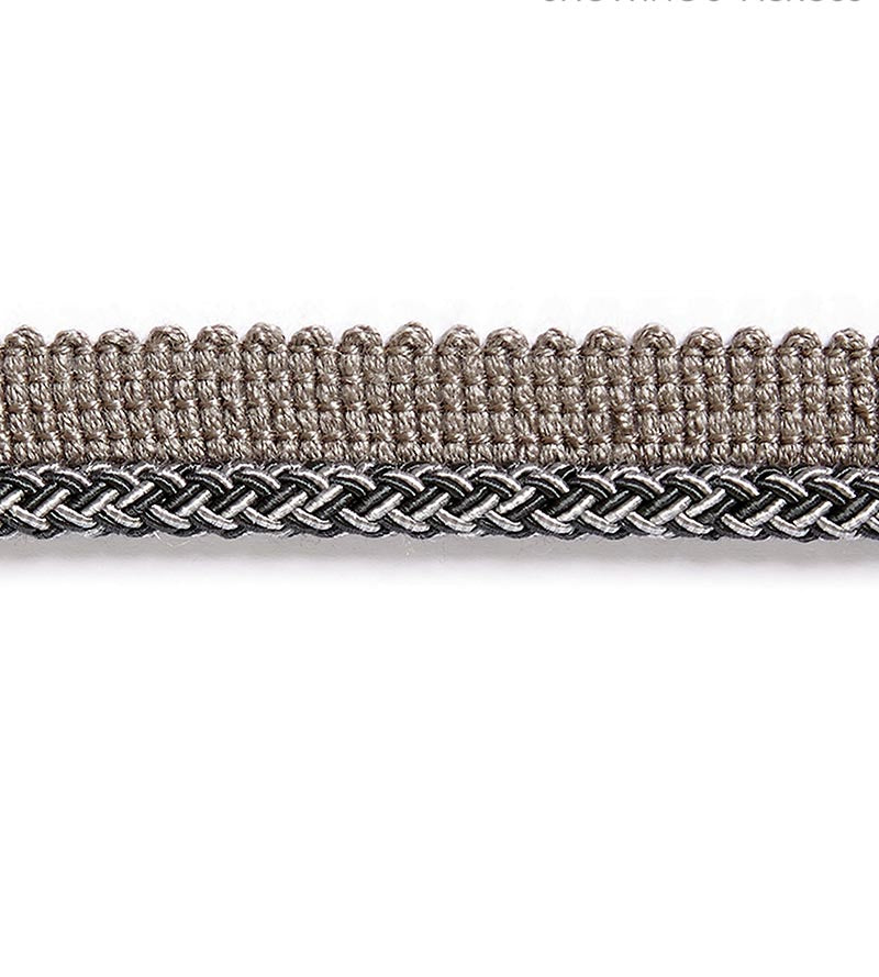 Scalamandre Georgica Braided Cord Charcoal Trim SCC3030009