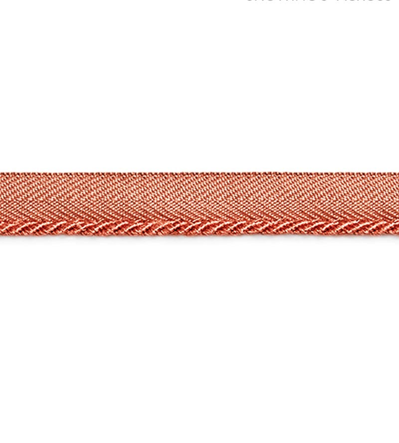 Scalamandre Avenue Cord Persimmon Trim Sample SCC3150009