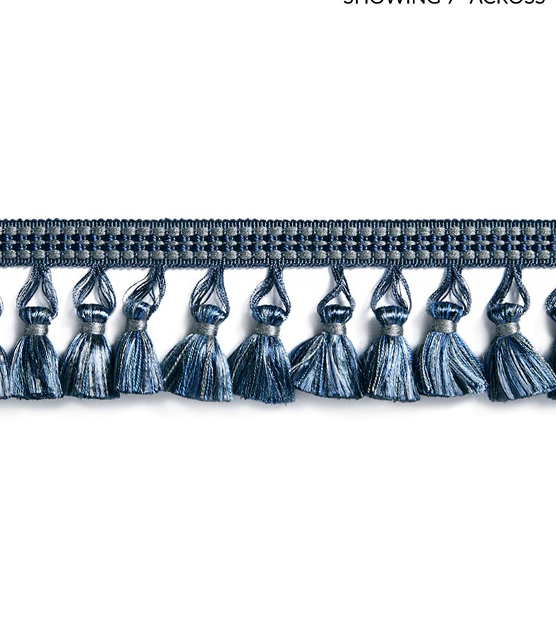 Scalamandre Plaza Tassel Fringe Marina Trim Sample SCFT15050009