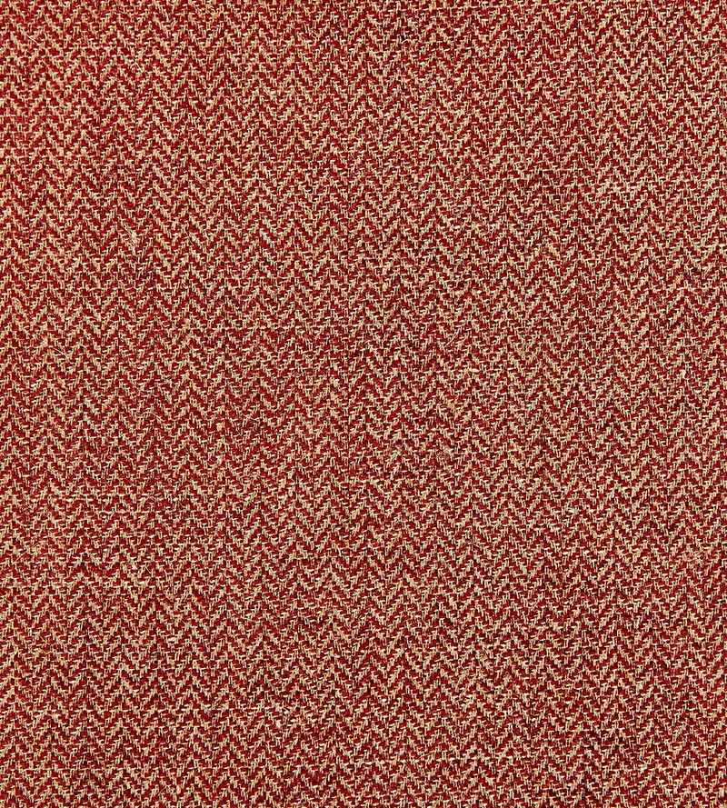 Scalamandre Oxford Herringbone Weave Russet Fabric Sample SC270060010