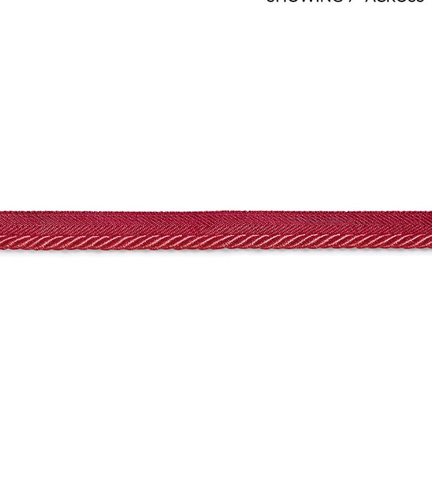 Scalamandre Boulevard Cord Strawberry Trim Sample SCC3140010