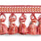 Scalamandre Plaza Tassel Fringe Azalea Trim Sample SCFT15050010