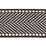 Scalamandre Montauk Herringbone Tape Charcoal Trim Sample SCT32850010