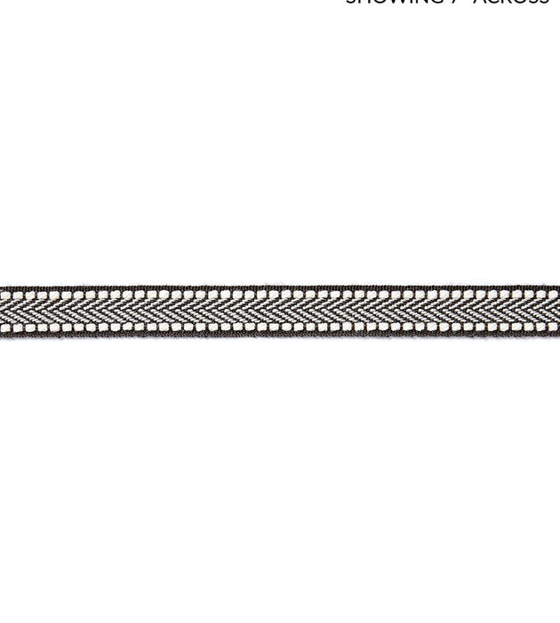 Scalamandre Watermill Gimp Charcoal Trim SCT32860010