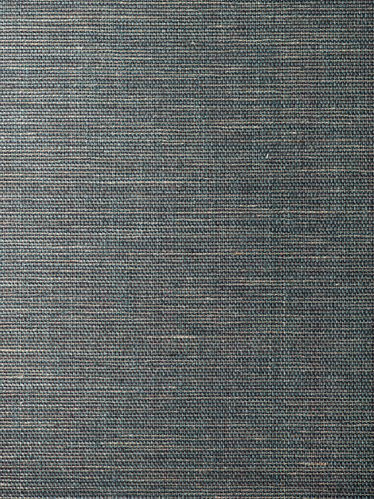 Scalamandre Ripley Linen Wallcovering Charcoal Wallpaper Sample SCWP885250010