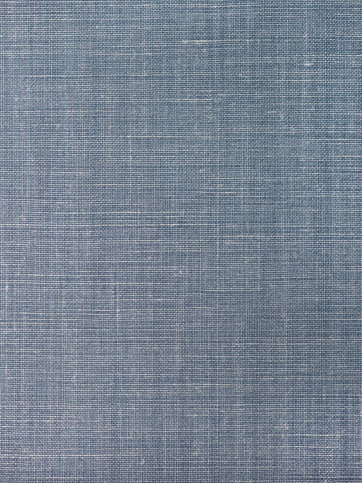 Scalamandre Whitmore Linen Wallcovering Blue Wallpaper SCWP885460010