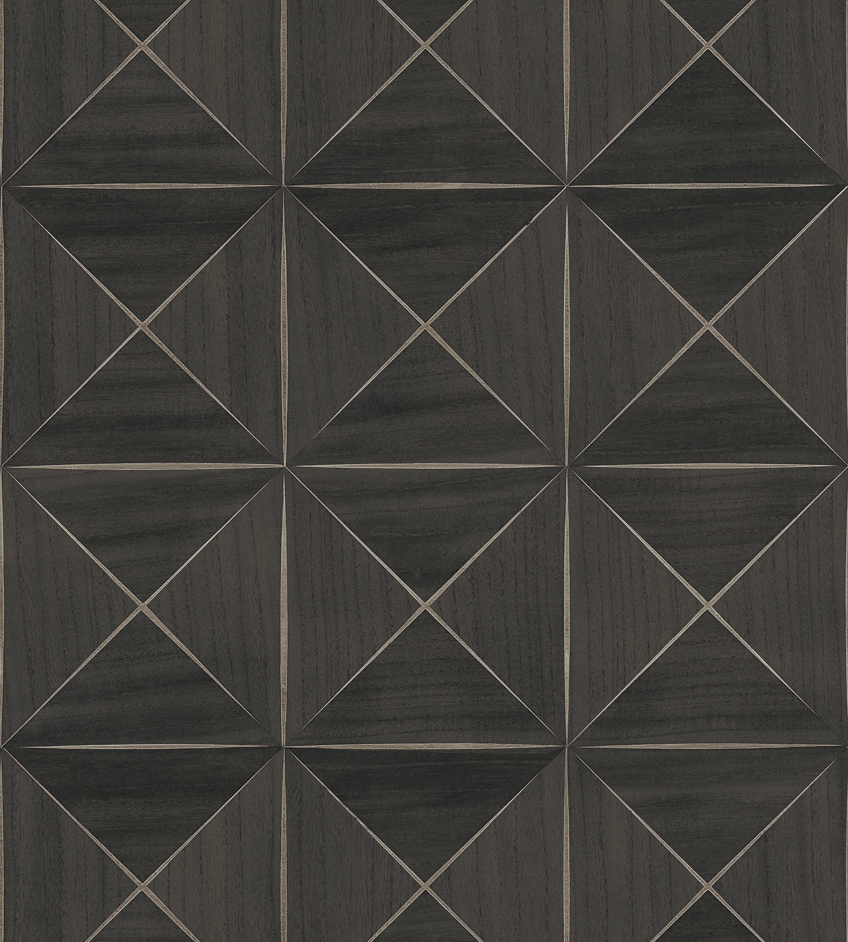 Scalamandre Ballad Dark Walnut Wallcovering Sample SCWP885510010