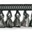 Scalamandre Plaza Tassel Fringe Castle Trim Sample SCFT15050011