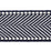 Scalamandre Montauk Herringbone Tape Indigo Trim Sample SCT32850011