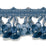 Scalamandre Newport Tassel Fringe Med Blue, Dk Blue & Grey Trim SCFT11030012