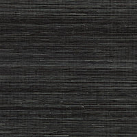 Scalamandre Shantung Grasscloth Black Pepper Wallpaper SCWP883470012