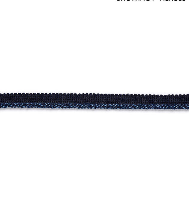 Scalamandre Millstone Twisted Cord Indigo Trim Sample SCC3040013