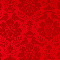 Scalamandre Love Bird Ruby Fabric SC1098MM0015