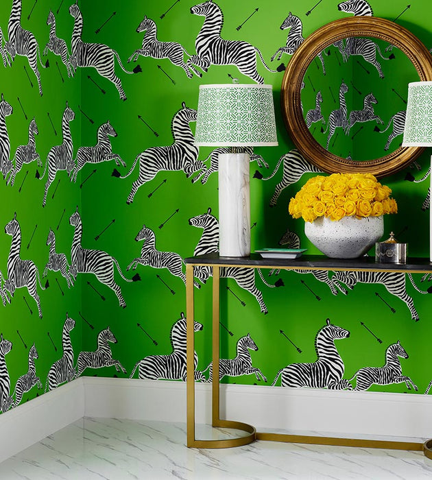 Scalamandre Zebras - Wallpaper Limelight Wallpaper SCWP81388M0015