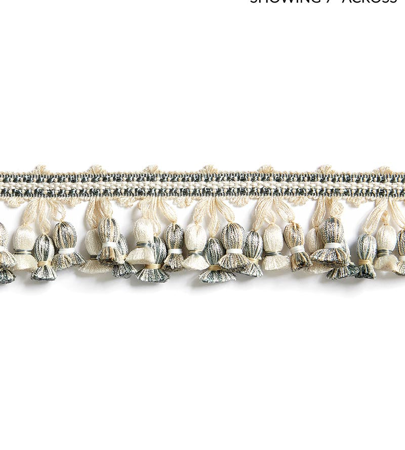 Scalamandre Newport Tassel Fringe Mineral Trim Sample SCFT1103M0017