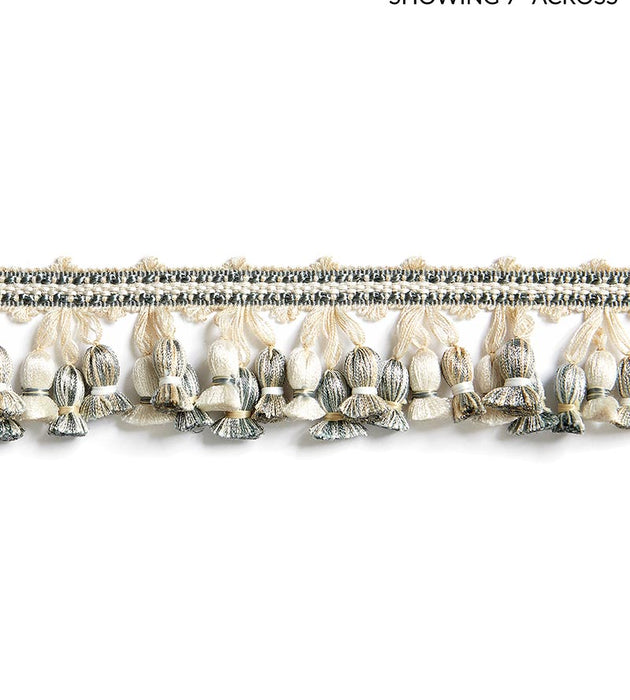 Scalamandre Newport Tassel Fringe Mineral Trim Sample SCFT1103M0017