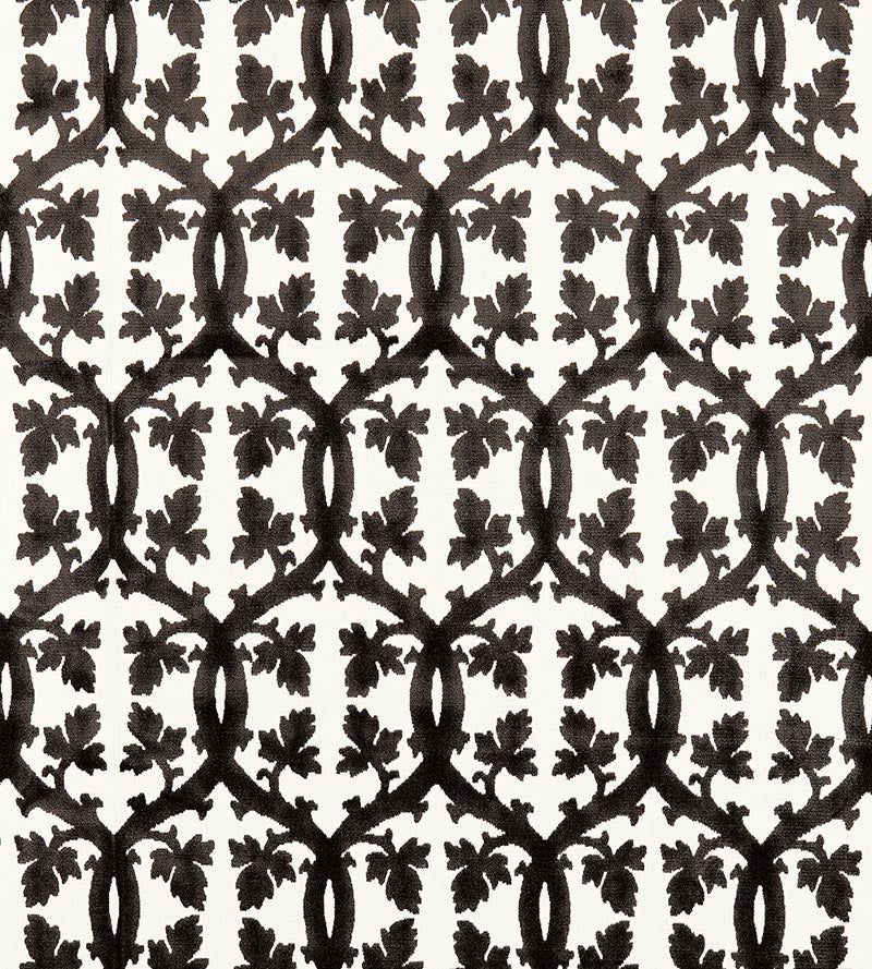 Scalamandre Falk Manor House Carbon Fabric Sample SC26690M0018