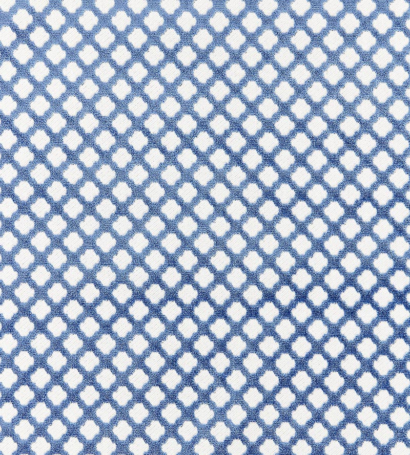 Scalamandre Pomfret Lapis Fabric Sample SC26692M0018
