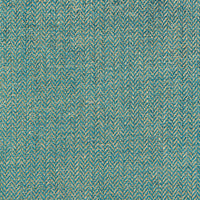 Scalamandre Oxford Herringbone Weave Turquoise Fabric SC270060019