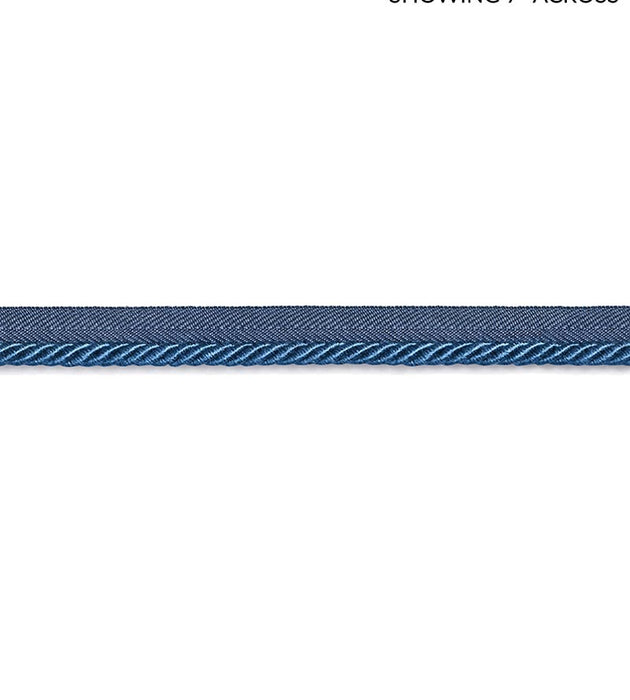 Scalamandre Boulevard Cord Federal Blue Trim Sample SCC3140019