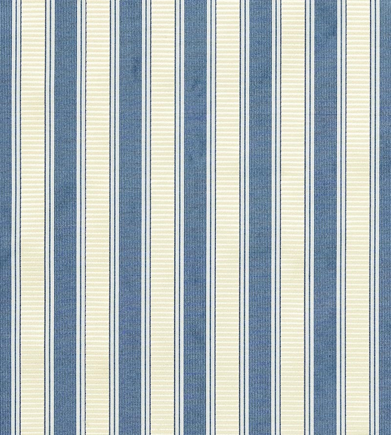Scalamandre Shirred Stripe Lapis Fabric Sample SC121M0022