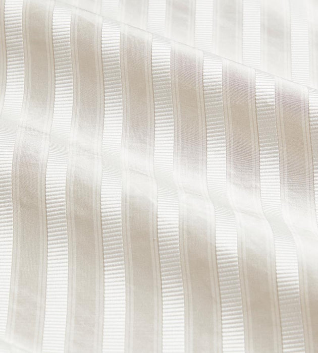 Scalamandre Shirred Stripe Eggshell Fabric Sample SC121M0025