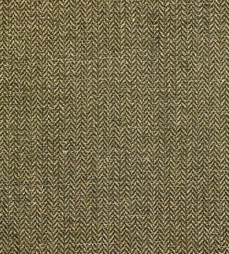 Scalamandre Oxford Herringbone Weave Moss Fabric Sample SC270060025