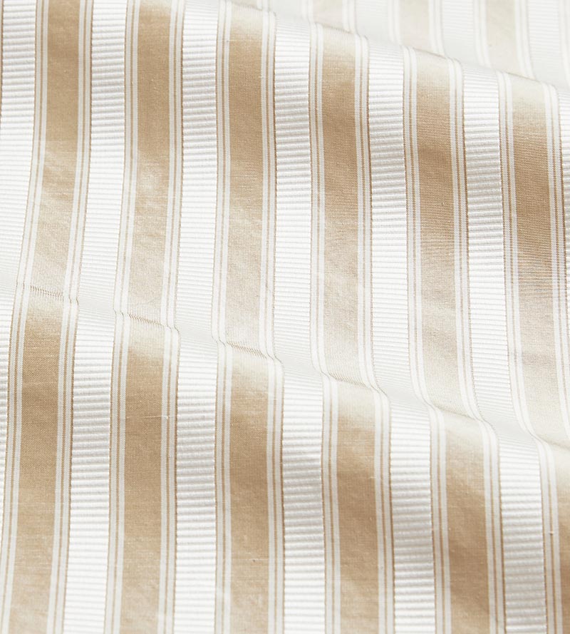 Scalamandre Shirred Stripe Fawn Fabric SC121M0026