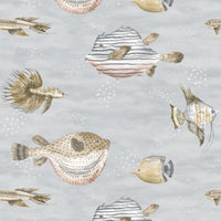 Scalamandre Oceanna Cool River Wallpaper SCCEAN0208