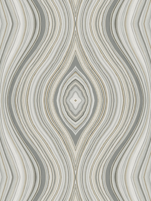 Scalamandre Milano Harbor Grey Wallpaper SCMILN0600