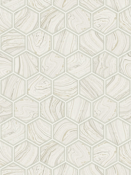 Scalamandre Indigo Warm Grey Wallpaper SCINDG0705