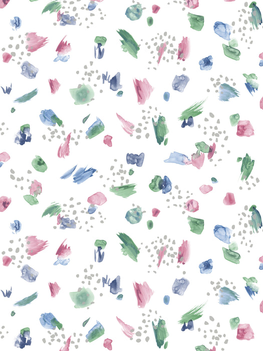 Scalamandre Painter'S Palette Mermaid Wallpaper Sample SCPNTR0901