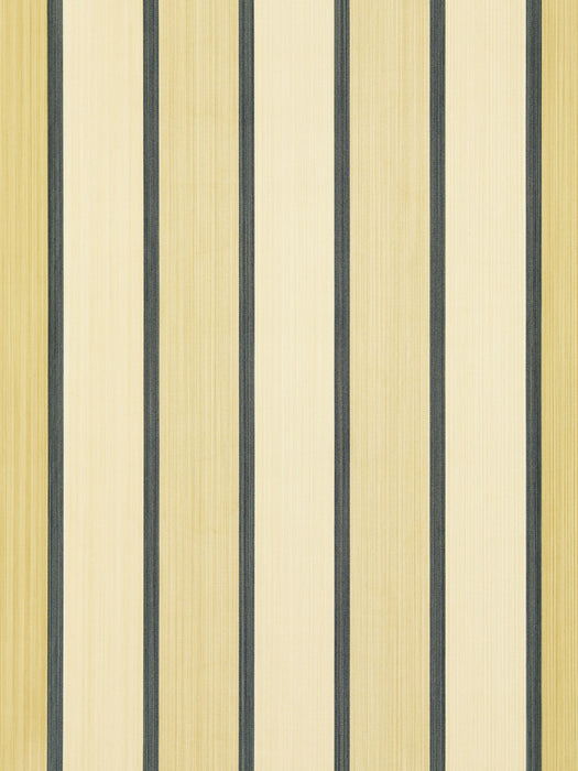 Scalamandre Rigoletto Stripe Tan, Indigo, Amber Fabric SC363870999