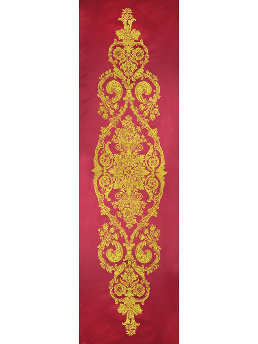 Scalamandre Madison Red & Gold Fabric SC97055MA0999