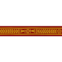 Scalamandre Governor'S Mansion Gold & Red Trim SCV367M0999