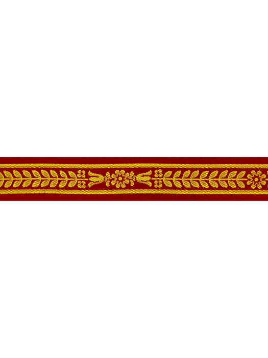 Scalamandre Governor'S Mansion Gold & Red Trim SCV367M0999