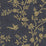 Scalamandre Silhouette Gold Raven Wallpaper SCSILH1200